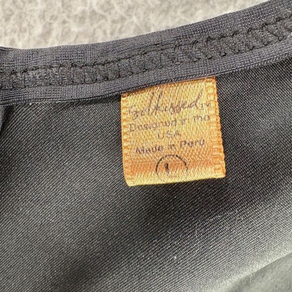 Solkissed One Piece Swimsuit L Black Boho Western Bull Skull Festival Pool Beach - Picture 12 of 12